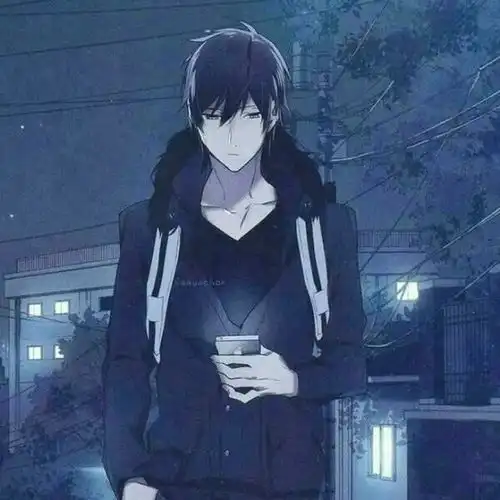 动漫男生头像我故意不理你的时候其实我比你更难受
