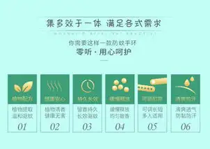 零听驱蚊智囊手环男女婴儿童宝宝孕妇成人防蚊子手带脚环贴扣共2条