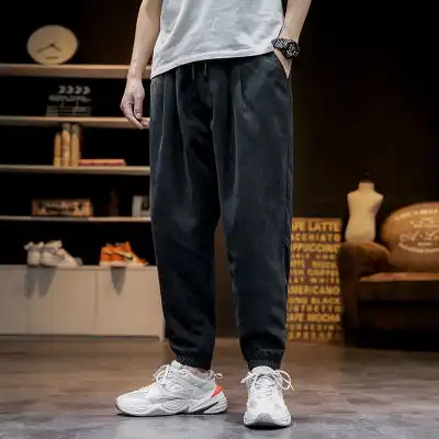 日系马切达k2067p35100聚酯纤维2020春季新款休闲裤男