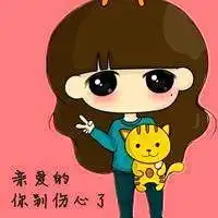 卡通卖萌头像女生微信头像图片大全

