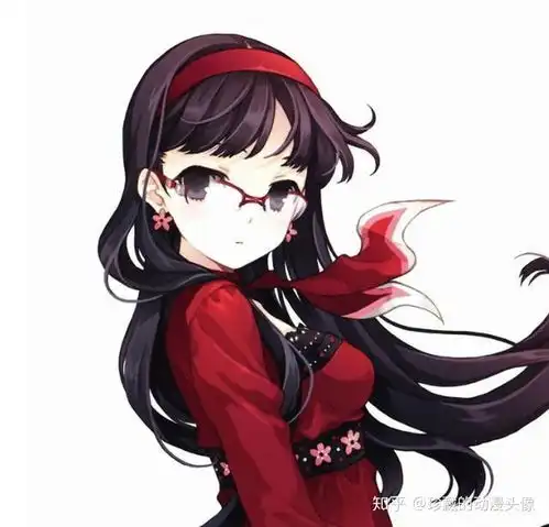 二次元手绘女头像
