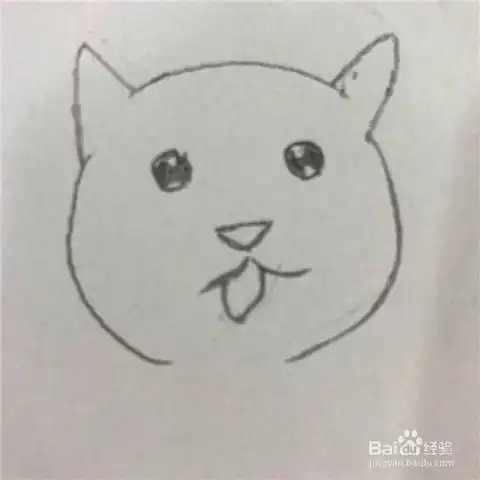 小猫的简笔画画法