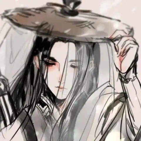 青山独往古风男生头像那年三月你眉梢一扬,我便爱了一场

