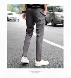汤河之家春季新款黑色休闲裤男士韩版潮流运动弹力修身小脚松紧腰裤子男
