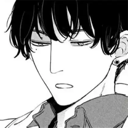 被烟酒缠身深深受伤,男生黑白卡通头像冷酷忧伤
