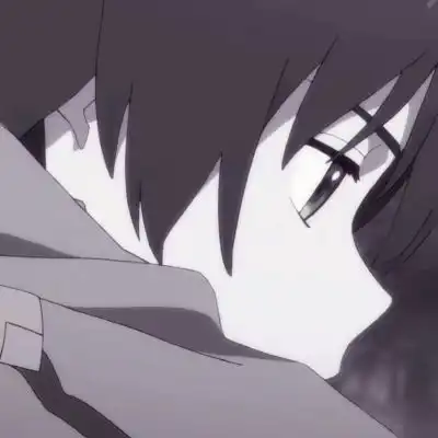 男生动漫侧脸
