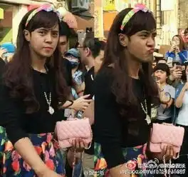 罗志祥再晒长发女装造型
