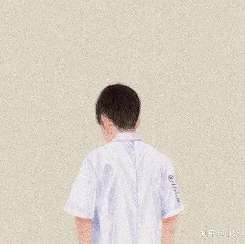 ottokim的男孩子背影插画也很好看啊