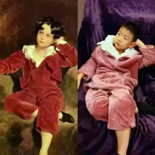 小学生世界名画神模仿大学生你模仿得来
