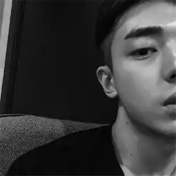 黑白男生头像480x480快手专用伤感帅气有魅力男生快手头像

