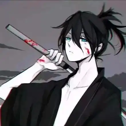 暗黑系的动漫男头
