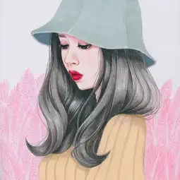 同样是画彩铅插画,为什么她却画得如此着迷美的让人窒息