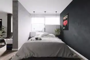 33㎡简约的黑白配,很难想象这是单身汉的家