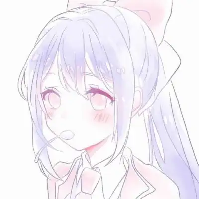 紫色系的女生头像