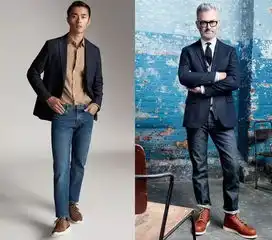 男人过了40岁之后,就开始放弃牛仔裤这样穿既沉稳又能彰显品位
