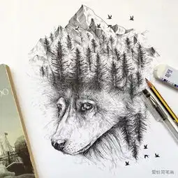 alfredbasha创意手绘动物插画欣赏