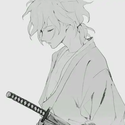 男头黑白二次元
