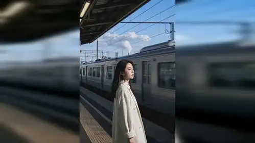 情感音画离别的车站