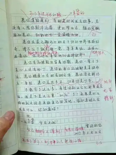 北京初二女孩作文火了愿你走出半生,归来仍是少年
