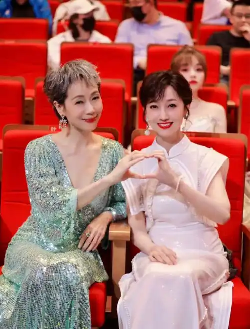 赵雅芝和叶童40年后罕合体,一个仍美似仙女,一个已成白发奶奶