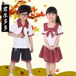 六一儿童演出服幼儿园园服小学生校服班服男女童夏季短袖裤裙套装