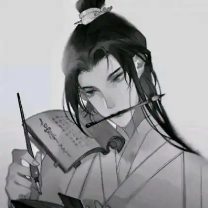 古风黑白动漫男头,结束了的感情请别回头
