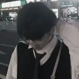 颓废狂拽男生头像.
