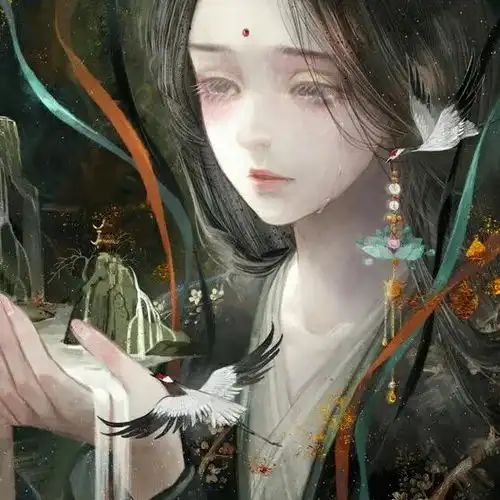 古风精美插画万里星光,一如既往