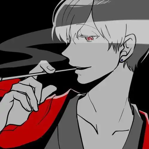 手指缠发间
