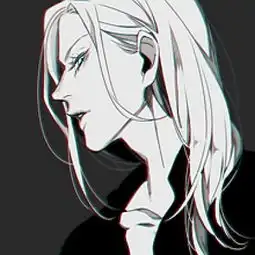 黑白动漫头像男女混合
