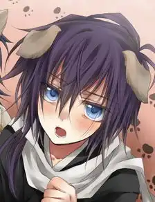 日本动漫紫发蓝眼男人
