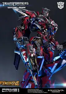 prime1studio变形金刚2御天敌sentinelprime29寸雕像