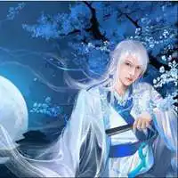 二次元白发男生头像古装微信头像图片大全
