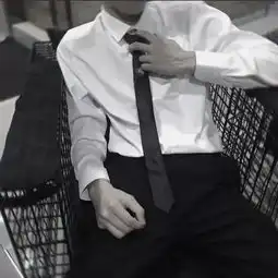 不露脸男女半身头像
