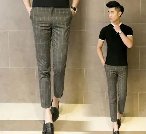 偏胖的男生适合穿九分裤吗
