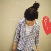 格子控女头