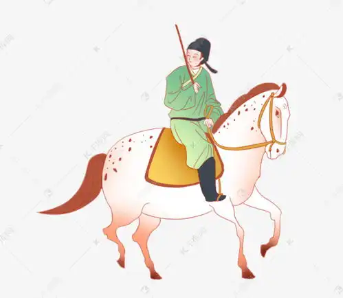 古代骑马古风男人物素材图片免费下载千库网