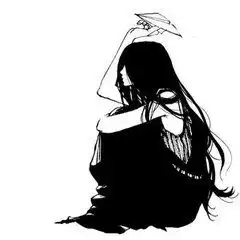 头像女生二次元高冷白底,类似这样的
