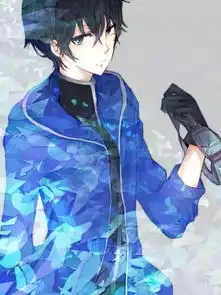 二次元男头像高冷,酷的