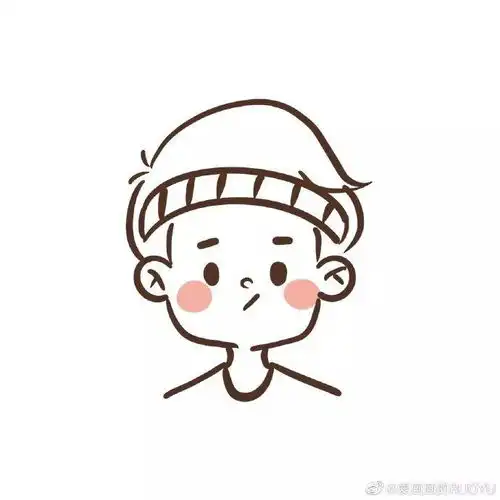萌娃头像男女版都有的可爱手绘头像
