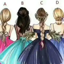 心理测试四位女神背影选一位,测你这辈子是干得好还是嫁的好