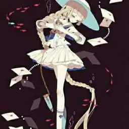 黑暗丧系动漫图片女生头像二次元病娇少女图片
