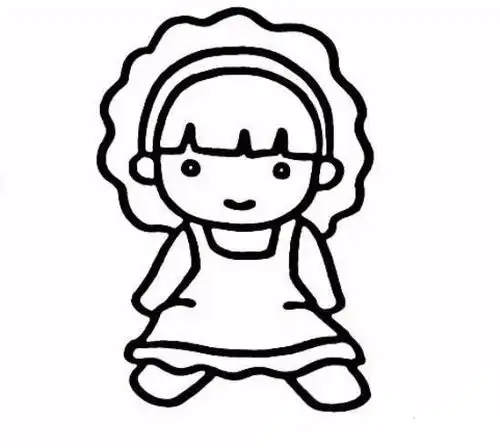 黑白简笔头像

