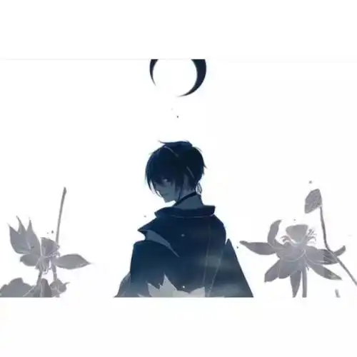 动漫白边头像
