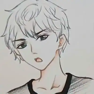美术生给男孩画头发,看到两张脸的对比后,网友足足差二十岁