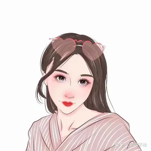 手绘头像图片女适合永久做头像的图片好看的微信头像女手绘图
