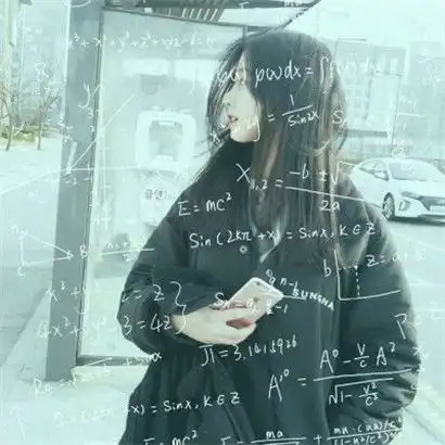 个性好看数学公式女生头像,这些公式我是不懂的
