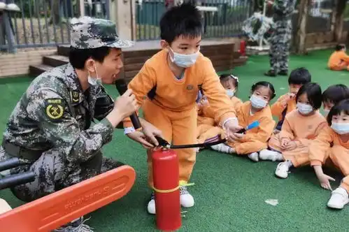 消防叔叔进校园之安全教育体验活动