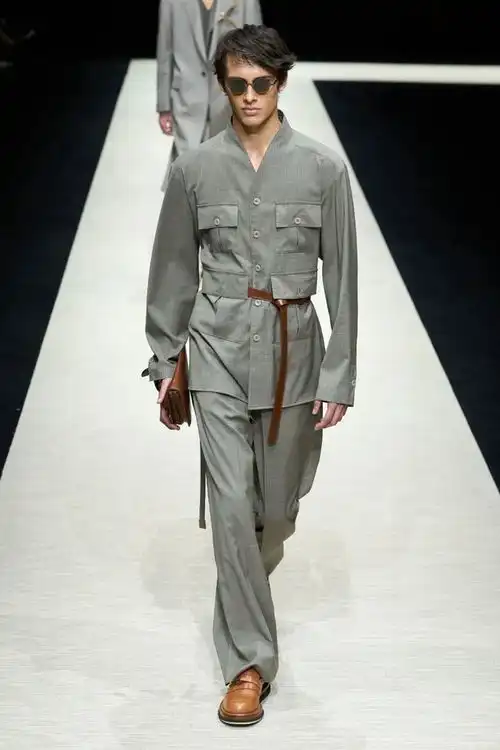 米兰时装周emporioarmani2025春夏系列,感受无尽自我