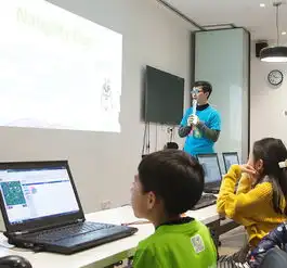 极客晨星少儿编程it教育加盟图片加盟店装修图